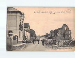 CHAMPTOCEAUX : Arrivée Par La Route D'Ancenis, La Poste - état - Champtoceaux