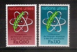 UNITED NATIONS GENEVA 1977●Atomic Energy●Mi 70-74●MNH - Neufs