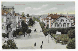 Heimat Thurgau : Ansicht Hauptstrasse Kreuzlingen Mit Rest.Rebstock Um 1919 - Kreuzlingen