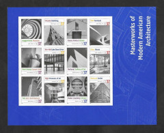 SE)2005 UNITED STATES, FROM THE SERIES ARCHITECTURE, MASTERPIECES OF MODERN AMERICAN ARCHITECTURE, SS, MNH - Usati