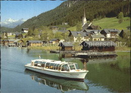 72286445 Weissensee Kaernten Bootshaeuser  Weissensee Kaernten - Weissensee