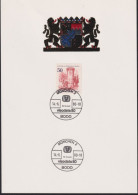 1979/80 Berlin Mi:DE 1019, Strassenszene, Sonderstempel: München 2, "visodata 80" 10.-14.6.1980 - Lettres & Documents