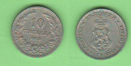 Bulgaria 10 Stotinki 1913 Bulgarie Silver Coin Bulgarien - Bulgaria