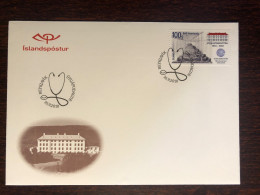 ICELAND FDC COVER 2010 YEAR PSYCHIATRY HOSPITAL SANATORIUM HEALTH MEDICINE STAMPS - FDC