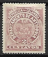 COLOMBIE   -  ANTIOQUIA  -   1896 .  Y&T N° 81 * - Colombie