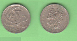 Cecoslovacchia 3 Corone 1965 CKS Tchécoslovaquie Czechoslovakia - Cecoslovacchia