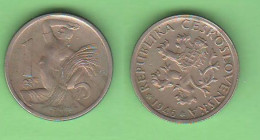 Cecoslovacchia 1 Corona 1946 CKS Tchécoslovaquie Czechoslovakia - Cecoslovacchia