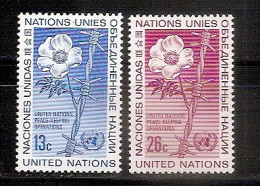 UNITED NATIONS New York 1975●Peace Keeping●Mi 287-88●MNH - Unused Stamps