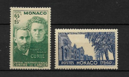 Monaco Nos 167/168 ,  Neufs , ** , Sans Charniere , Ttb . - Neufs