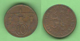 Cecoslovacchia 10 Heller 1938 Tchécoslovaquie Czechoslovakia - Tchécoslovaquie