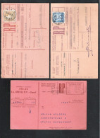 3 ONTVANGKAARTEN -  3 CARTES-RECEPISSE (824) - Other & Unclassified