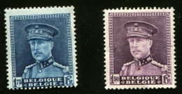 1931 BE Roi Albert I, Casquette, Cob 319 + 320 - 1931-1934 Quepis