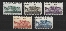 Monaco Nos 195/199 ,  Neufs , ** , Sans Charniere , Ttb . - Neufs