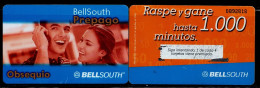 TT81-COLOMBIA PREPAID CARDS - 2002 - USED - BELLSOUTH - Kolumbien