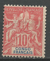 CONGO N° 42 NEUF*  CHARNIERE  / Hinge  / MH - Neufs