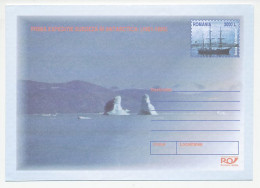 Postal Stationery Romania 2002 Antarctic Expedition - Expéditions Arctiques