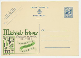 Publibel - Postal Stationery Belgium 1951 Landscaper - Trees