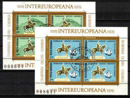 Roumanie 1978 Mi 3514-5 - Bl.151-2 (Yv 3100-1 Les Feuillets), Obliteré - Used Stamps