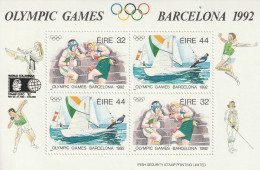 IRLANDE - BLOC N°12 ** (1992) J.O D'été à Barcelone + Surcharge "world Columbian Stamp Expo'92" - Blokken & Velletjes