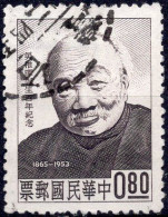 TAIWAN (= Formosa) :1964: Y.459 : Centenaire De La Naissance De L'écrivain Chu-hwi-Wu (1865-1933). Gestempeld / Oblitéré - Gebruikt