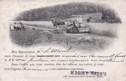 La Lieuse MASSEY-HARRIS Carte Publicitaire - Tracteurs