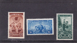 ROMANIA 1952 Pioneer Organisation MNH. - Unused Stamps
