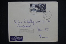 OCEANIE - Enveloppe De Papeete Pour Paris En 1957 Avec Cachet D'affranchissement Insuffisant - L 150658 - Covers & Documents