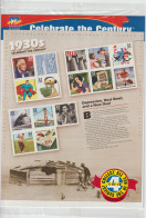 USA 1998 Celebrate The Century -1930s Souvenir Sheet MNH/**. Postal Weight Approx 99 Gramms. Please Read Sales - Hojas Bloque