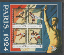 Guyana 2010 1924 Olympic Games Paris Souvenir Sheet MNH/**. Postal Weight Approx 99 Gramms. Please Read Sales - Summer 1924: Paris