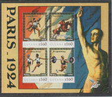 Guyana 2010 1924 Olympic Games Paris Souvenir Sheet MNH/**. Postal Weight Approx 99 Gramms. Please Read Sales - Ete 1924: Paris