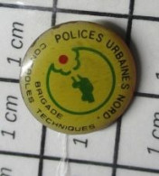 510c Pin's Pins / Rare Et De Belle Qualité / POLICE / POLICES URBAINES DU NORD BRIGADE DES CONTRÔLES TECHNIQUES - Polizei