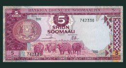 # # # Banknote Aus Somalia 5 Shillings 1978 (P-21) UNC # # # - Somalie