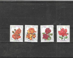 AFRICA DEL SUR Nº 467 AL 470 - Roses