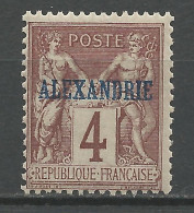ALEXANDRIE N° 4 NEUF* TRACE DE CHARNIERE  / Hinge  / MH - Unused Stamps