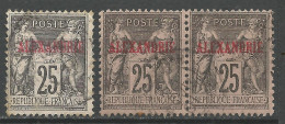 ALEXANDRIE N° 11 X 2 Nuances OBL / Used - Oblitérés