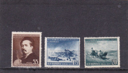 Romania 1957 Mi#1655-1657 Mint Never Hinged MNH GRIGORESCU PAITNER - Neufs