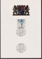 1980/79 Berlin Mi:DE-BE 616, Gas-Leuchte, Sonderstempel: MÜNCHEN 2, Internationale Handwerksmesse.16.3.1980 - Lettres & Documents