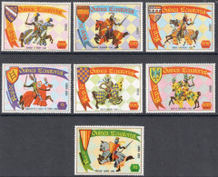 Equatorial Guinea 1978 Set Of Stamps Showing Knights In Unmounted Mint Condition - Equatorial Guinea