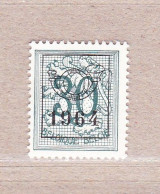 1964 Nr PRE752** Zonder Scharnier.Heraldieke Leeuw:30c.Opdruk 1964.OBP 1,75 Euro. - Typografisch 1951-80 (Cijfer Op Leeuw)