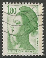 FRANCE N° 2375 OBLITERE  - 1977-1981 Sabine Van Gandon