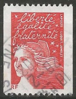 FRANCE N° 3418 OBLITERE CACHET ROND - 1997-2004 Marianna Del 14 Luglio
