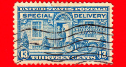 USA - STATI UNITI - Usato - 1944 - Special Delivery - Motorcycle - Postino - Motociclo - 13 - Gebraucht