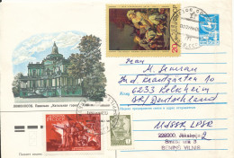 USSR (Latvia) Uprated Postal Stationery Cover Sent To Germany 3-7-1986 Topic Stamps - Storia Postale