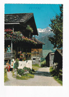 E5640) Glocknerdorf  KALS Am Großglockner - Osttirol Kinder Frauen Straße U. Häuser  - ältere AK - Kals