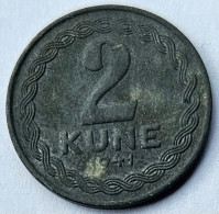 Croatia 2 Kune 1941, NDH - Croacia