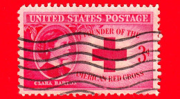 USA - STATI UNITI - Usato - 1948 - Clara Barton (1821-1912), Fondatrice Della Croce Rossa Americana - 3 - Oblitérés