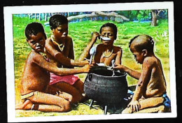 ► Kinder In Afrika Enfant Afrique Coloniale Allemande  - Chromo-Image Cigarette Josetti Bilder Berlin Album 4 1920's - Other Brands