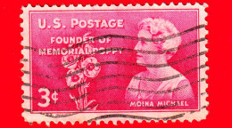 USA - STATI UNITI - Usato - 1948 - Moina Michael E La Pianta Di Papavero - 3 - Oblitérés