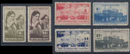 Turkey Turquie Turkei 1943 Mi 1155 /60 YT 1114 /19 Sc 916 /21 SG 1330 /5 ** IzmirInt Fair / Messe / Foire D'Izmir - Other & Unclassified