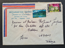 Polynésie,  Timbres Numéros 65 Et 97 Sur Lettre. - Storia Postale